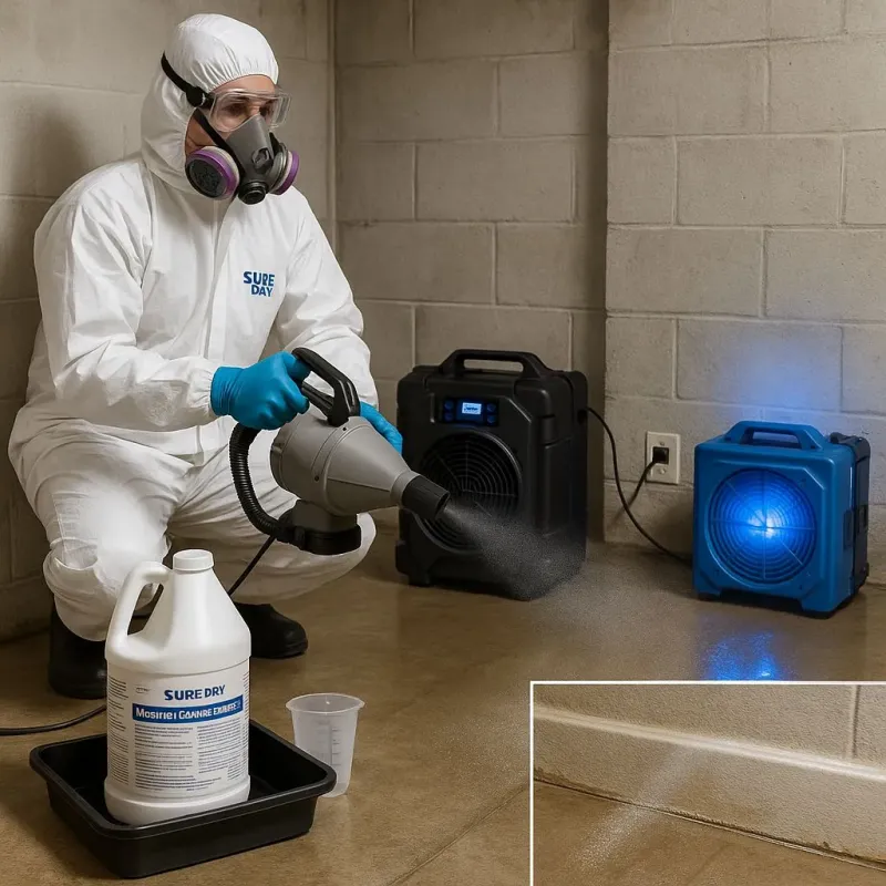 Sanitization and Odor Removal process in Dallas, TX